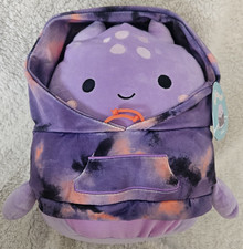 NWT 12" Squishmallows - Shon the Loch Ness Monster Plush - Hoodie Animal Squad
