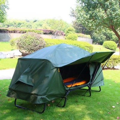 2 Person Elevated Fishing Tent - Double Layer Waterproof Thickened Cold-proof