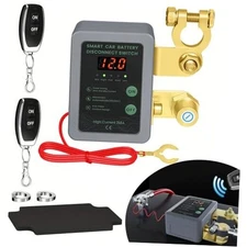 Remote Battery Disconnect Switch,Auto Shut Off Switch Anti-Theft, Upgrade 