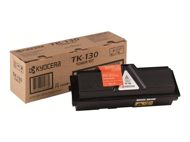 Cartouche toner KYOCERA TK-130 Noir consommable laser pour imprimante de bureau