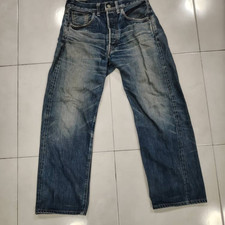 Levi s LVC 1955 501XX 55501 Big E Red Selvedge Distressed W30 Fit 31 Japan