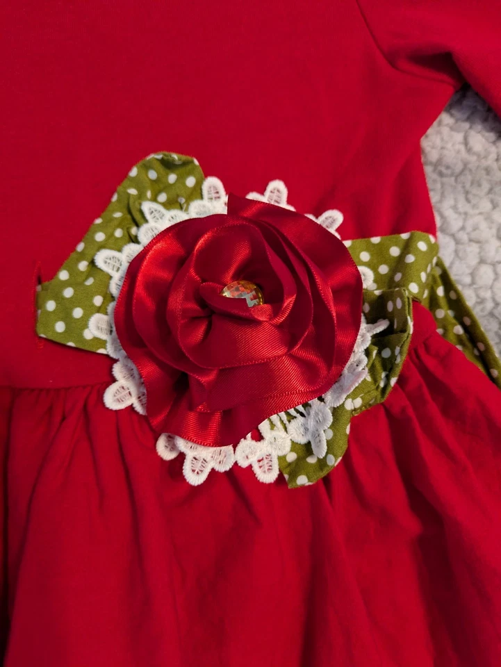 Vestido de Navidad Cascanueces de Diseñador Counting Daisies Holiday Girls Talla 6 Usado en Excelente Condición Foto 3 de 4