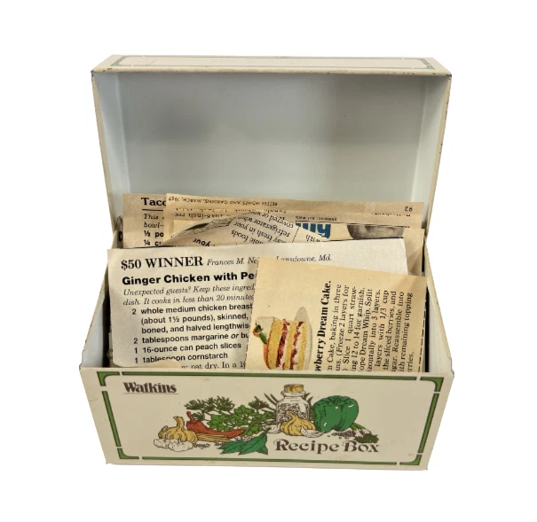Metal Recipe Box for sale | eBay