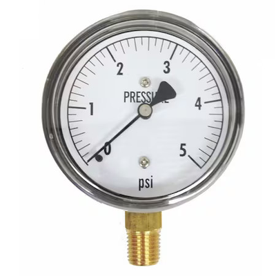 #ad Kodiak Controls Kc25 5# Low Pressure Gauge Bottom 5 Psi $27.35