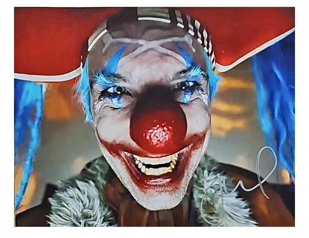 One Piece 10x8" Buggy the Clown Print Signed by Jeff Ward with CoA