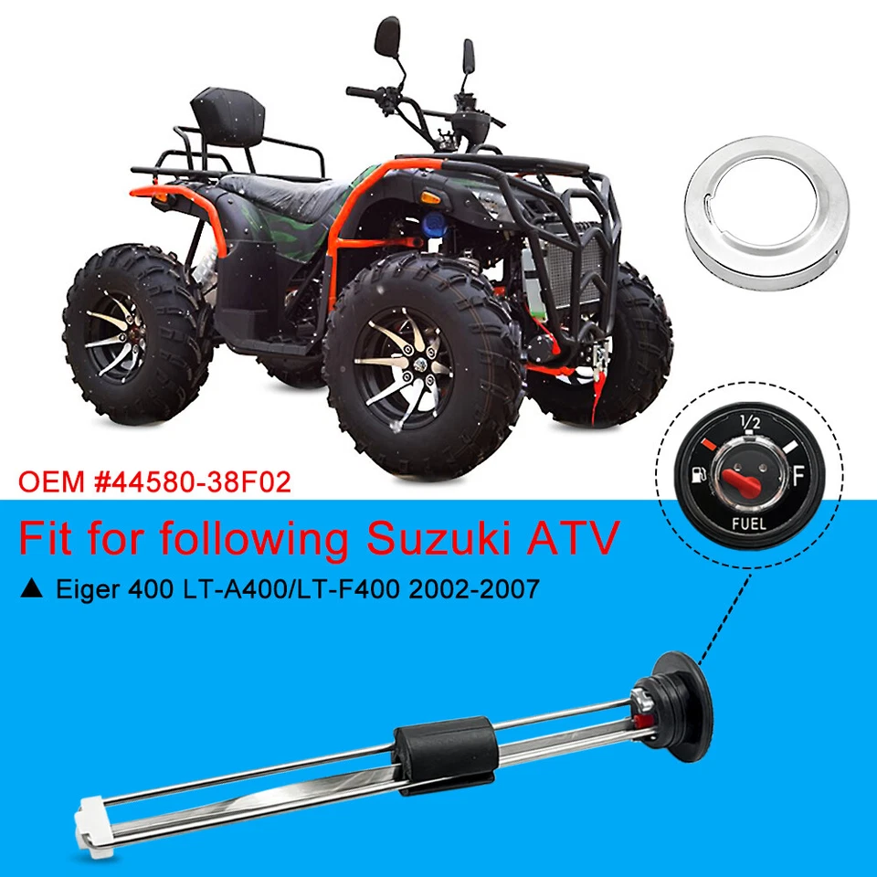 Medidor de combustible para Suzuki Eiger 400 LTA400 LTF400 2x4 4x4 2002-2007 44580-38F02 ATV Foto 2 de 4