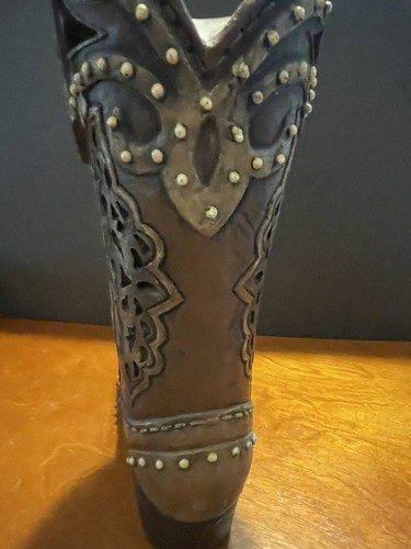 light up decorative western boot, resin garden decor Home Decor American - Picture 5 of 11