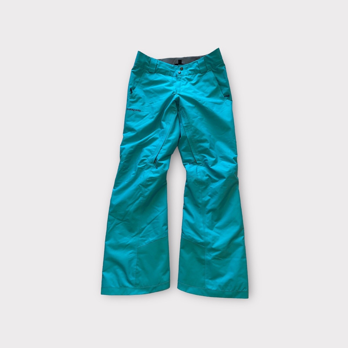 Teal Patagonia H2NO Recco Snow Ski Pants Women's Size M Teal Patagonia H2NO Recco Snow Ski Pants Women's Size M