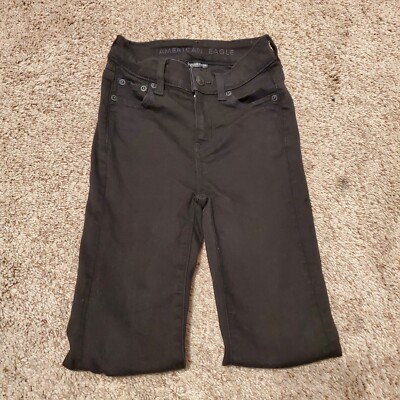 AE AMERICAN EAGLE HI RISE JEGGING NEXT LEVEL STRETCH WOMENS JEANS 000
