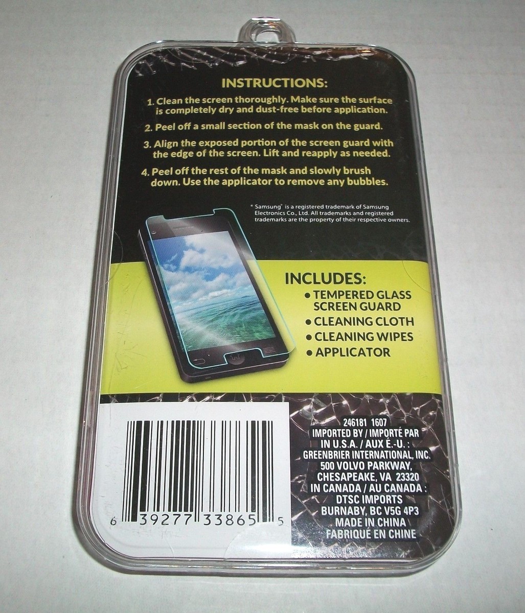 SCREEN GUARD TEMPERED GLASS FOR SAMSUNG GALAXY S7 PHONE SHATTER