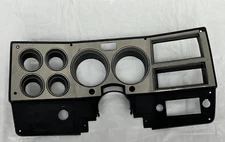 1973-1980 Square Body Silver Dash Bezel Pickup Truck Gauge Housing Panel Trim