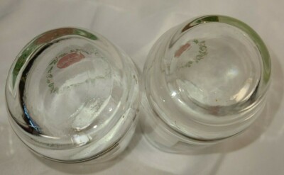 2 Vintage Christmas Santa Claus Glasses Coca-Cola Coke 12oz