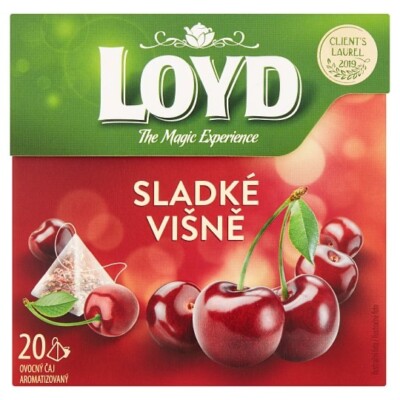 LOYD SWEET CHERRY fruit tea -1 box/ 20 tea bags  FREE SHIPPING