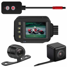 Motorcycle Dual Lens Motorbike Dash Camera Cam HD Video Camcorder G-sensor MT30A