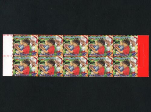 Book Of 10 New Zealand 45 Cent Stamps "Christmas 1994" $4.50 FACE - Picture 1 of 3