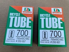 Bicycle Inner Tube 700 x 40/42/45/48c Schrader Valve 33mm Hybrid Road Bikes DURO