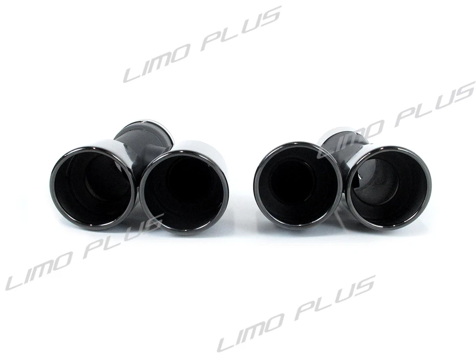 Gloss Black Exhaust Tip Muffler Pipe for BMW 5 Series G30 540i 530i M-Sport 17+ Foto 4 de 4