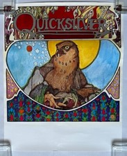 QUICKSILVER s/t 1971 US Capitol PROMO POSTER Tour Blank MESSENGER SERVICE Psych