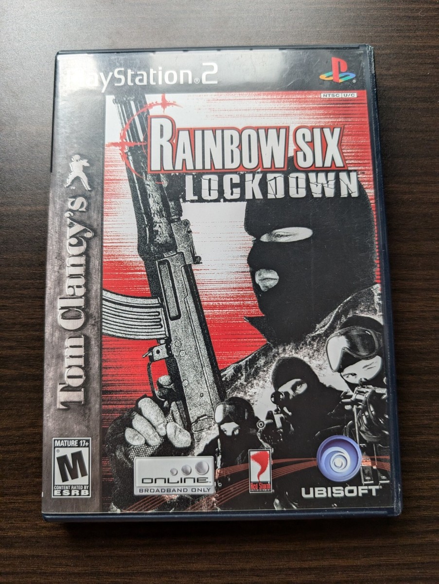 Jeu PS2 - Rainbow Six Lockdown - Version Très Bon État - Jeu De Tir Tactique