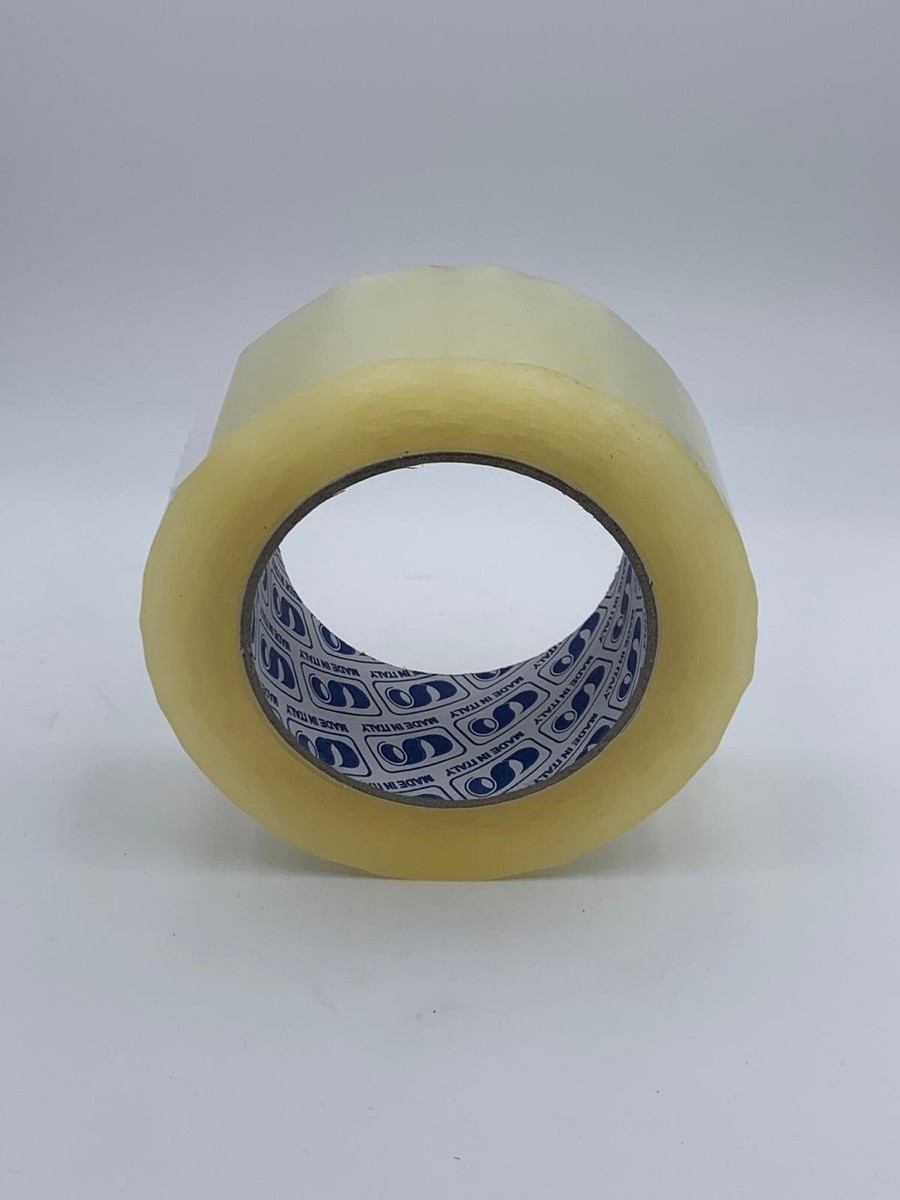 12 Rotoli Nastro Adesivo Trasparente Silenzioso 50mm X 132m – Per Imballaggi E Pacchi