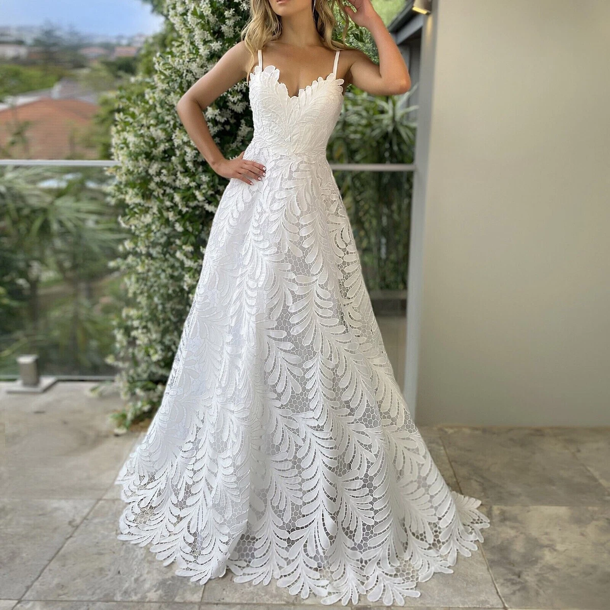 Lace Bridal Dresses for sale | eBay