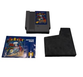 Burgertime NES CIB Hangtab And 5 Screws