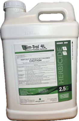 Simazine 4L(2.5 Gal.) Pre-Emergent Herbicide for Broadleaf and Grass  Suppression