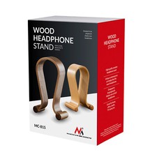 Holz Kopfhörerhalter Kopfhörer Ständer Headset Stand Halterung Walnuss o. Eiche – Bild 5