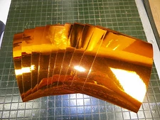 vinyl self adhesive orange chrome 4"x 6" sheets (10 count) 3 mil thick