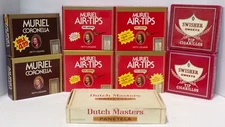 Muriel & Swisher Vintage Cigar Boxes, Coronella Sweets Air-Tips - Lot of 9 SH-D4