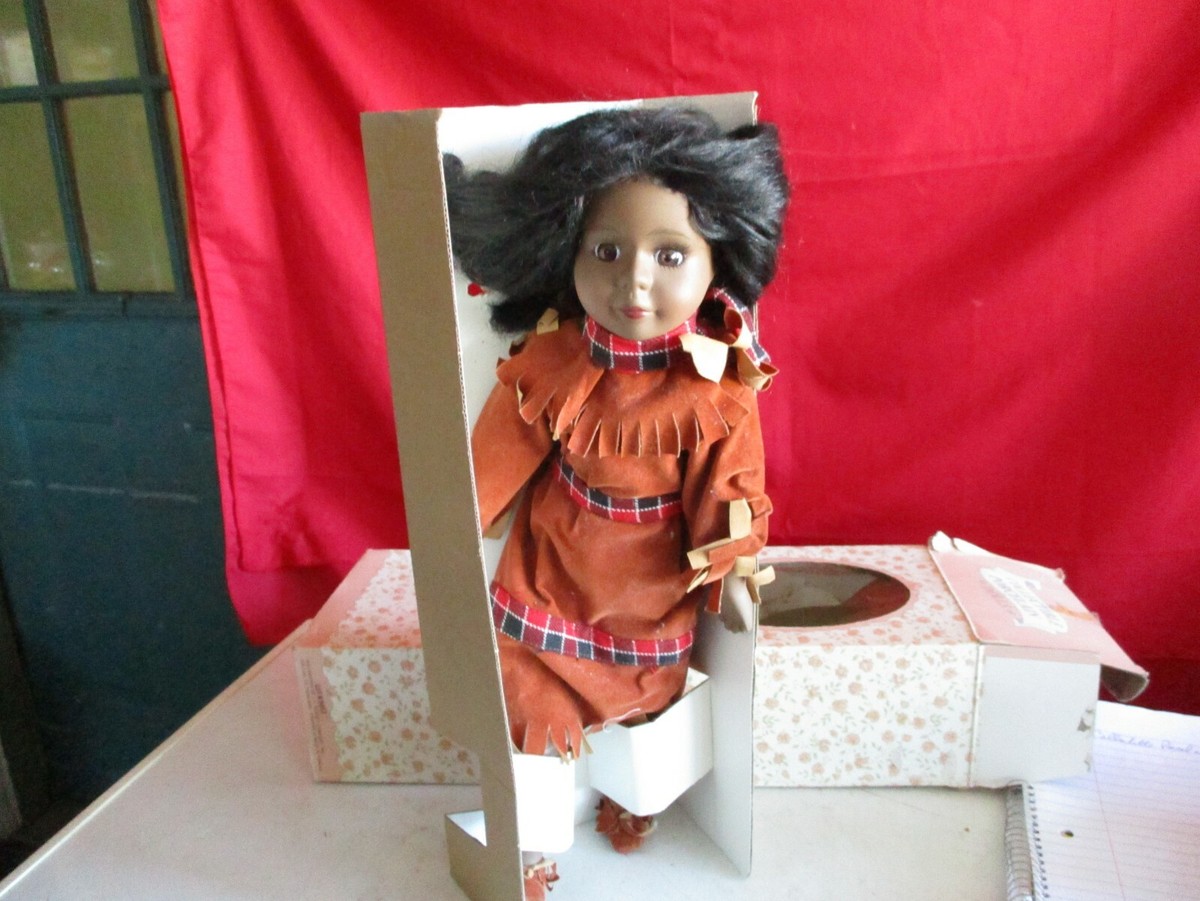 Collectible Porcelain Indian Doll JC Penney 15