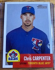 2002 Topps Heritage #276 Chris Carpenter Toronto Blue Jays MLB Baseball