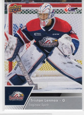 Tristan Lennox 22-23 Upper Deck CHL Base Common #50 Saginaw Spirit