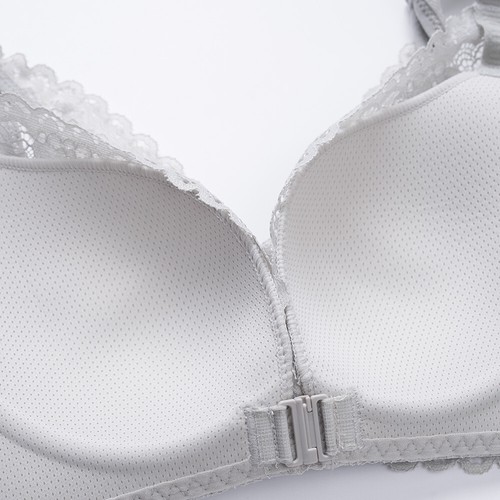 Damen BH ohne Bügel Frontöffnung Büstenhalter Unterwäsche Raffung Sexy Dessous Top - Bild 38 von 41