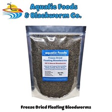 Bloodworms- Freeze Dried Grade "A" Bloodworms for All Tropical Fish, 9oz Bag