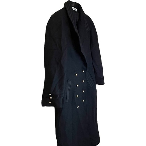 VTG DONNY BROOK Black Wool Trench Coat - Picture 3 of 15