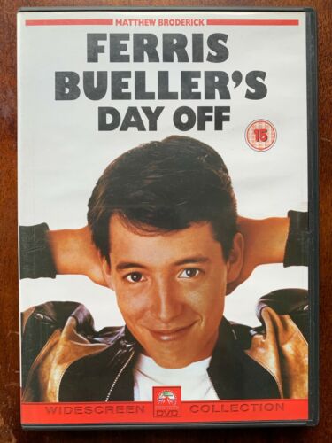 Ferris Bueller's Day Off DVD Rare 1st Release w/ John Hughes Commentary  - Afbeelding 1 van 4