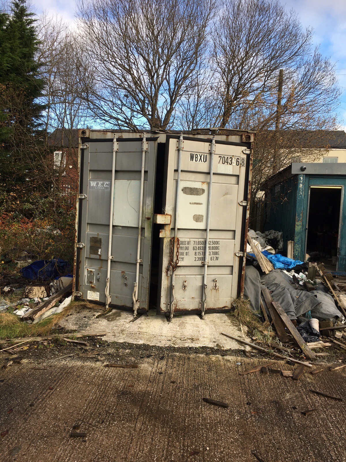used 40ft shipping container eBay