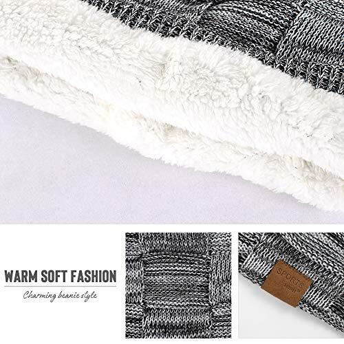 Slouchy Beanie for Men Winter Hats for Guys Cool Beanies One Size Light Grey - Picture 4 of 6
