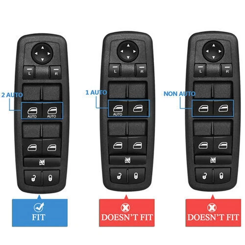 Driver Master Power Window Switch 68110871AA For Dodge Grand Caravan 2012-2019 - Picture 2 of 7