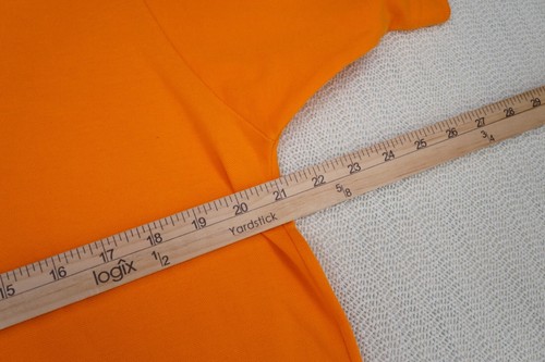 Harvic Galaxy Shirt Mens Large Orange Short Sleeve Cotton Preppy Golf - Picture 4 of 7