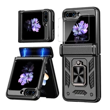 For Samsung Galaxy Z Flip7 6 5 Magnetic Hinge Protection Stand Case Screen Cover