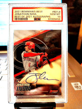 2021 Bowman's Best Jonathan India Best Of 2021 Autographs #B21JI Gem Mt 10 REDS