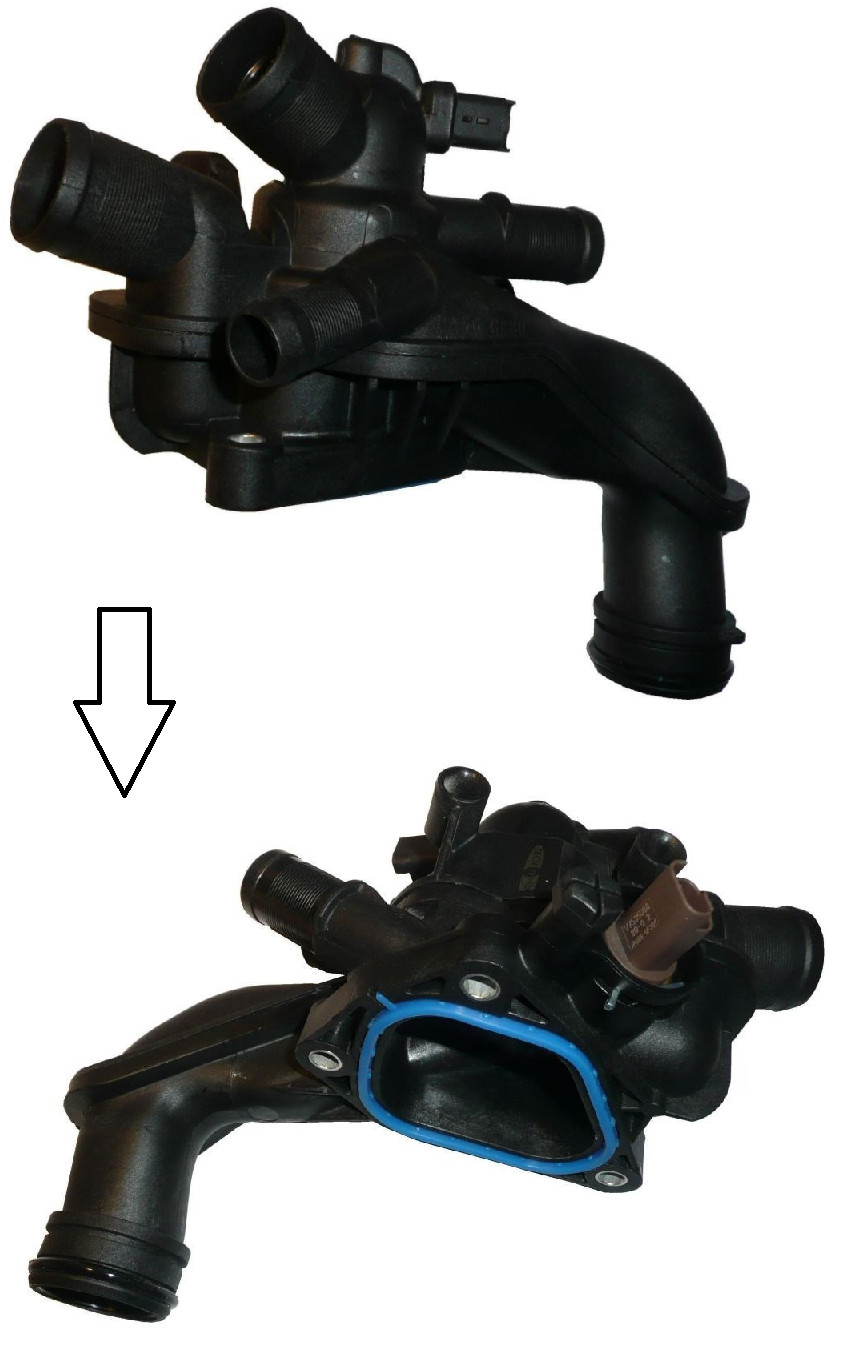 Boîtier thermostat Tech-France anti-surchauffe pour Peugeot 308 1.6 THP
