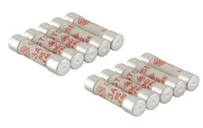 10 Pack 3 Amp Rated Replacement Household Plug Fuse Set 240v Ac For Lights