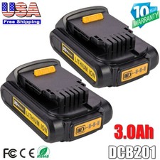 2Pack For DEWALT DCB201 20V 20Volt Max Lithium-Ion Compact Battery DCB203 DCB207