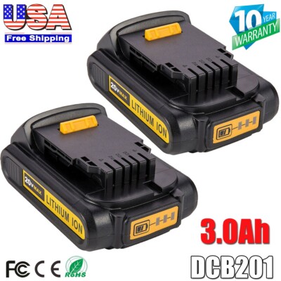 thinkstar 2Pack Dcb201 20V 20Volt Max Lithium-Ion Compact thinkstar 2Pack Dcb201 20V 20Volt Max Lithium-Ion Compact