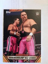  2019 Topps WWE SummerSlam Mr. SummerSlam #MSS21 The Hart Foundation Win the Tag