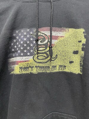 Don t Tread On Me Pull Over Men s XL Hoodie