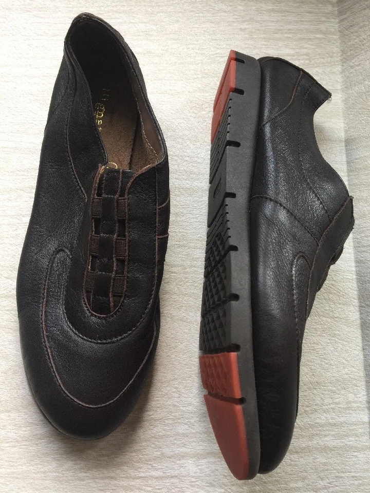 NOVO SEM CAIXA ASSINATURA por AEROSOLES Sapatos COR RÁPIDA Couro Marrom Tamanho: 8 M EUA - UE 6 - Imagem 2 de 4